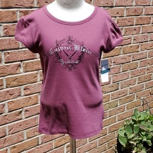 CALVIN KLEIN JEANS CAP SLEEVE MINI TEE SIZE LARGE